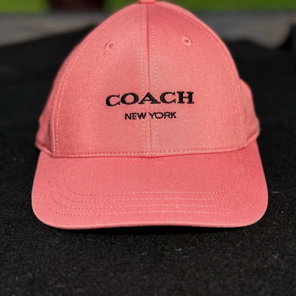 Coach Accessories - Coach New York Logo Pink Embroidered Adjustable Closure
Designer Baseball Hat